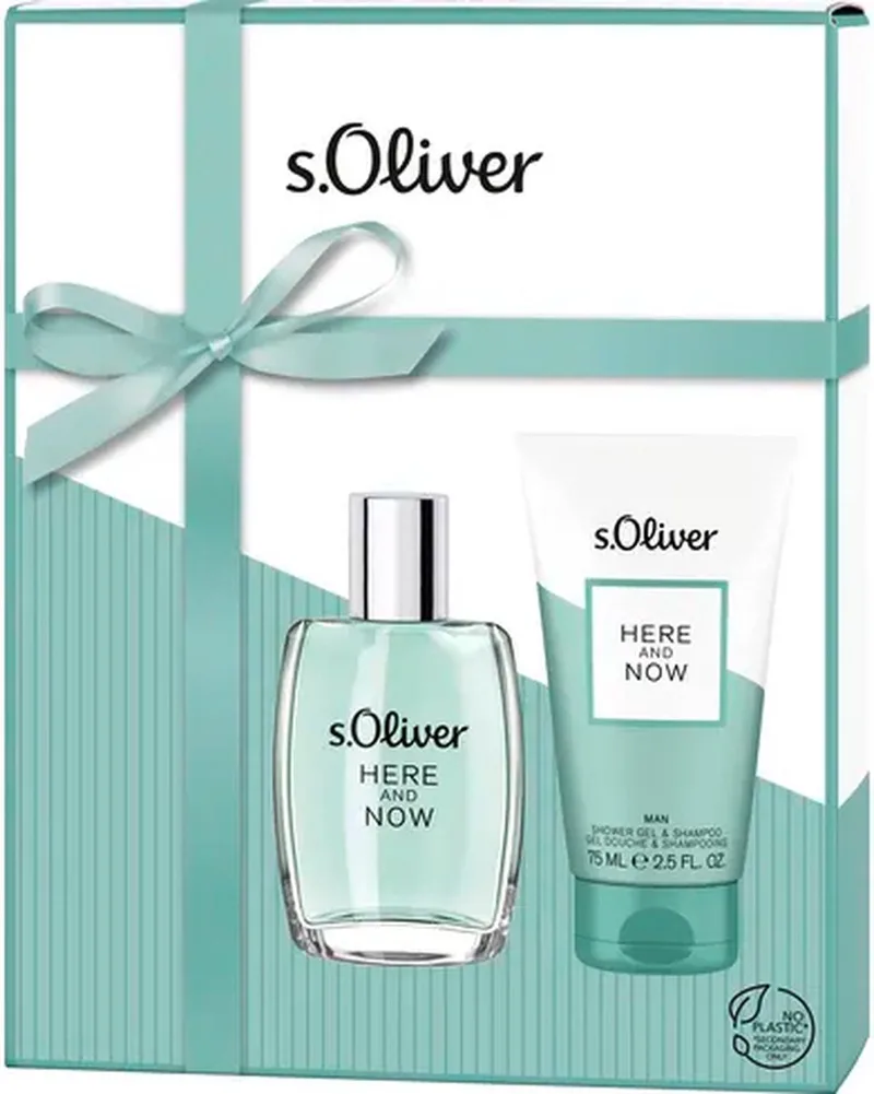 Here and Now Man Eau de Toilette 30 ml + Shower Gel 75 ml geschenkset von s.Oliver – Produktfoto