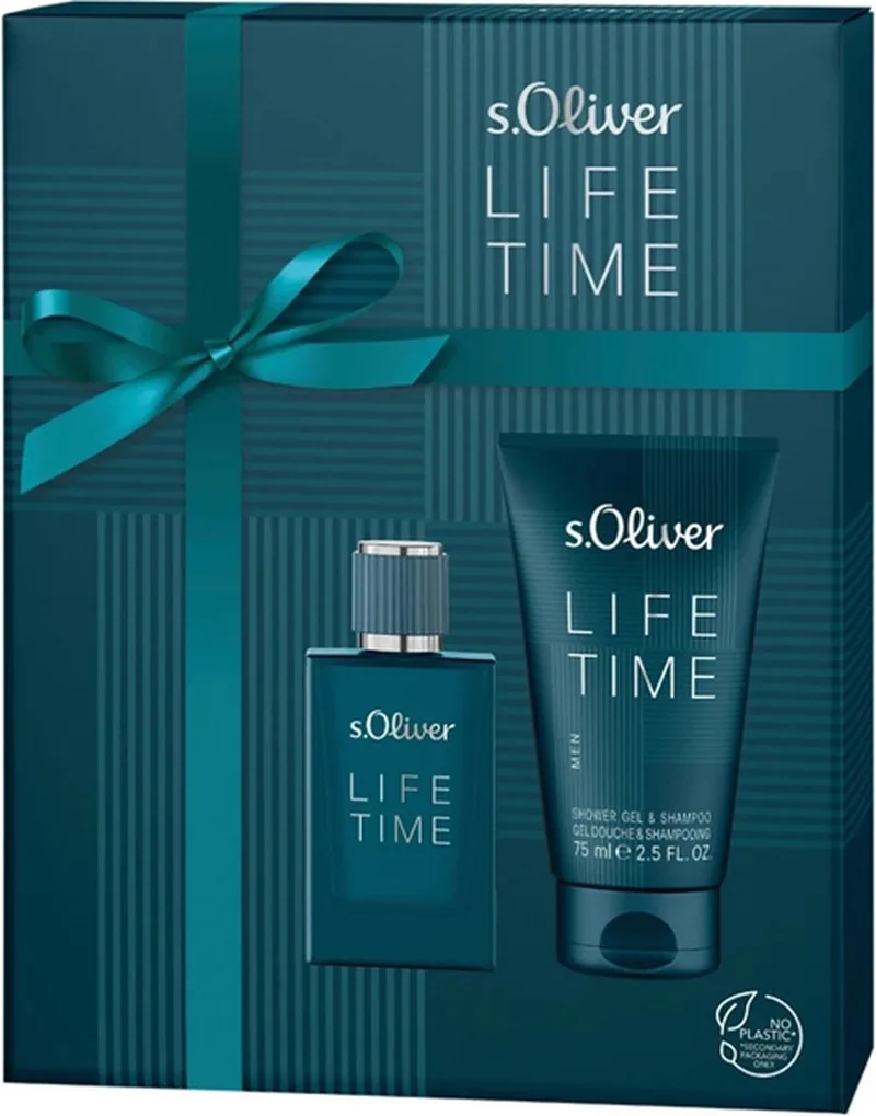 Life Time Men Eau de Toilette 30 ml + Shower Gel 75 ml geschenkset van s.Oliver – productfoto