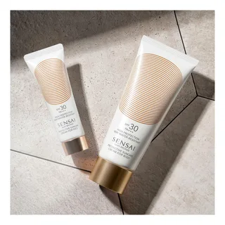 Silky Bronze Protective Suncare Cream For Face after sun care von Sensai – Produktfoto 3 von 3