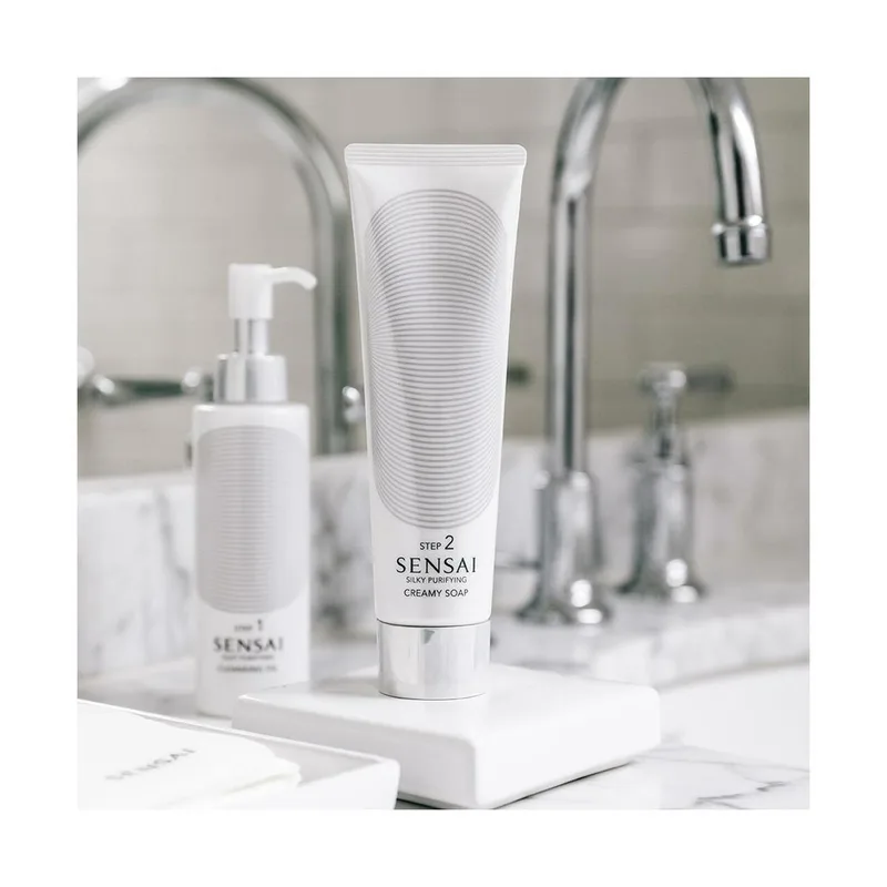Silky Purifying Milky Soap Reinigingsmelk de Sensai en 150 ml – photo du produit 2 sur 4