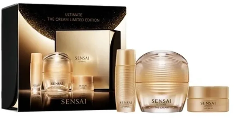 Ultimate The Cream Limited Edition Gift Set 40 ml Cream + 16 ml Lotion + 15 ml Mask by Sensai – product photo