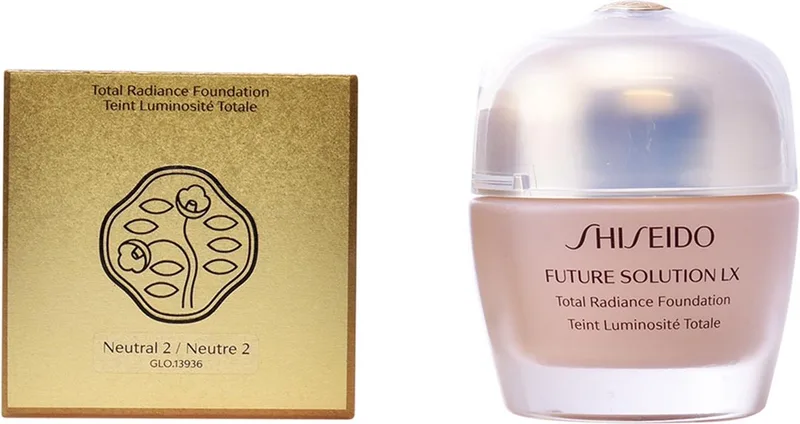 Future Solution LX Total Radiance Foundation 30 ml van Shiseido in 2 neutral – productfoto