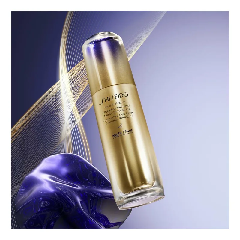 Huidverzorging Vital Perfection Night Serum Concentrate fra Shiseido i 40 ml – produktbillede 3 af 5
