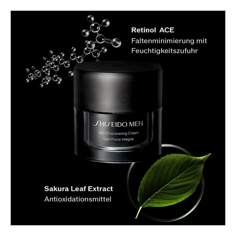 MEN Skin Empowering Cream Refill Gezichtscrème von Shiseido in 50 ml – Produktfoto 3 von 5