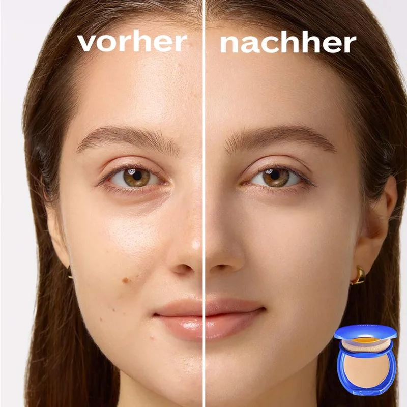 UV Protective Compact Foundation van Shiseido in Dark Beige – productfoto 4 van 4