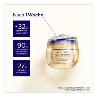 Vital Perfection Cream Enriched SPF30 fra Shiseido i 50 ml – produktbillede 2 af 2