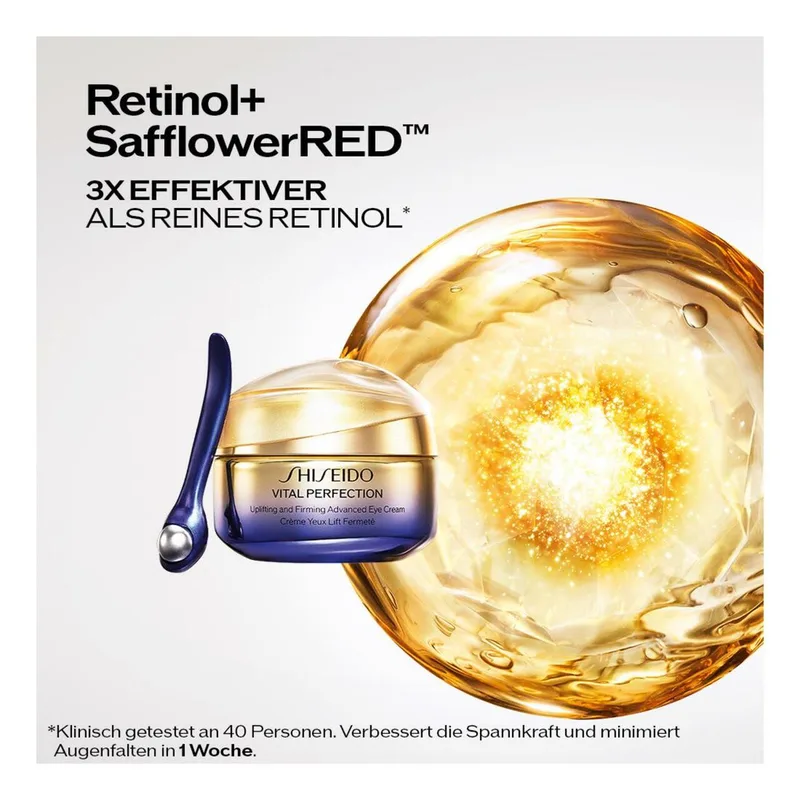 Vital Perfection Uplifting and Firming Advanced Eye Cream Oogcrème van Shiseido in 15 ml – productfoto 4 van 4