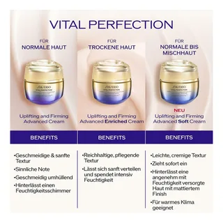 VPN Advanced Cream Soft fra Shiseido i 50 ml – produktbillede 2 af 4
