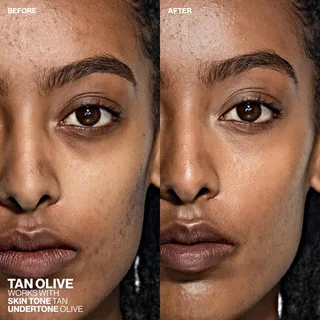 Halo Healthy Glow All-in-One Tinted Moisturizer SPF25 von Smashbox in 18-Tan Olive – Produktfoto 2 von 4