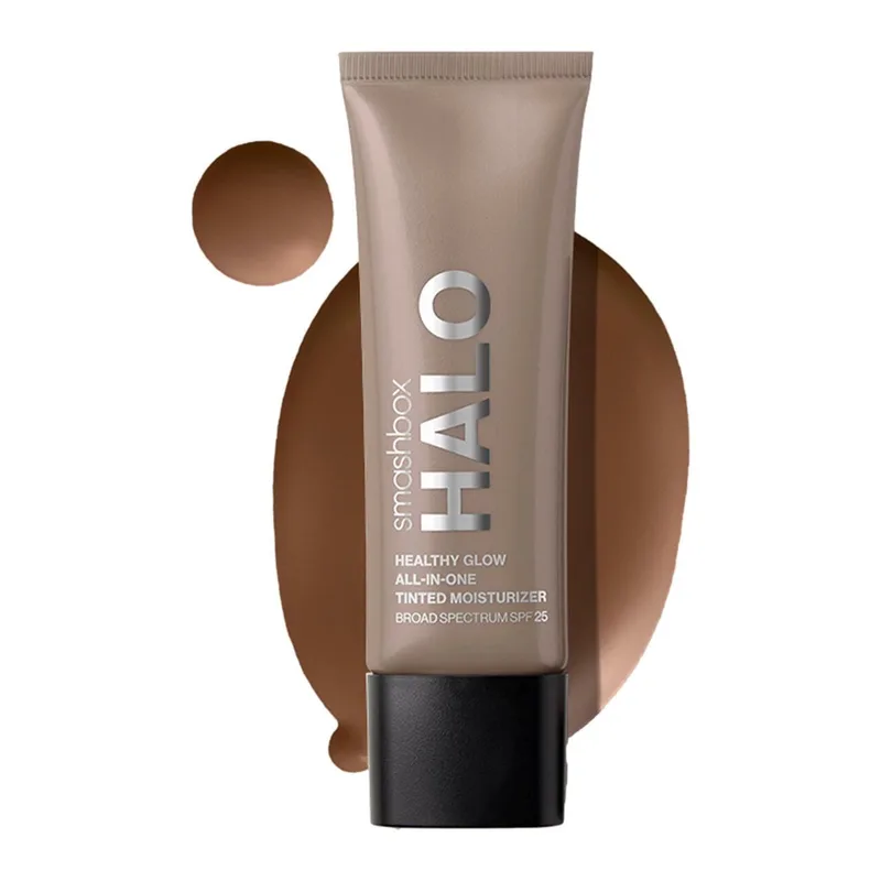 Halo Healthy Glow All-in-One Tinted Moisturizer SPF25 fra Smashbox i 21-Deep Golden – produktbillede 1 af 4