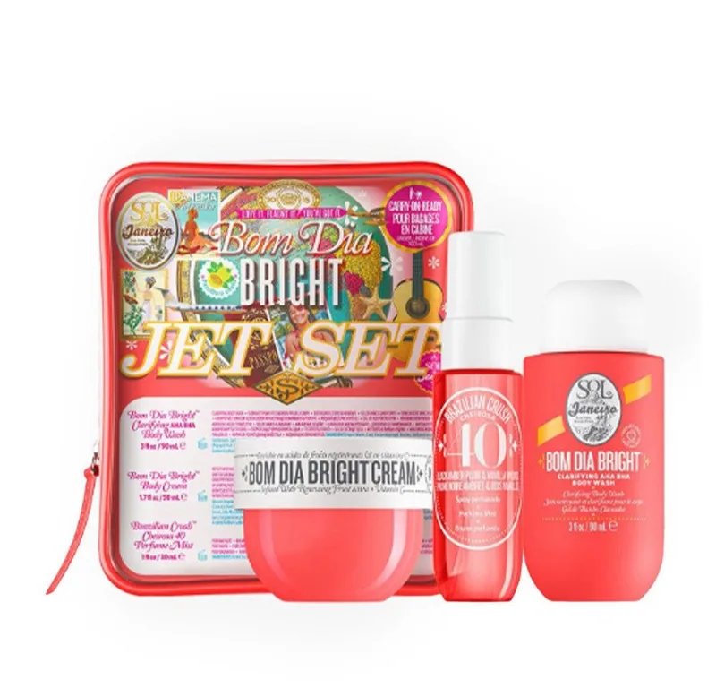 Körpercreme BOM DIA JET SET Red - Rot - Luxus-Geschenkset fra Sol de Janeiro – produktbillede 1 af 2