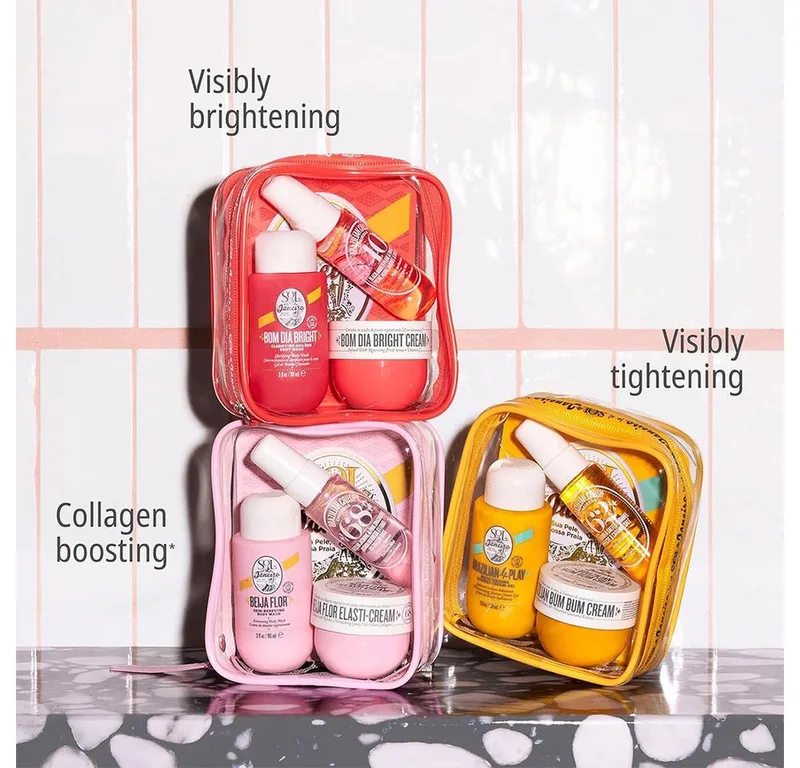 Pflege-Geschenkset Bum Bum Jet Set - Orange - Luxus-Geschenkset, 3-tlg., Pflegeset mit Cream, Shower Gel & Body Mist in Reisegrößen von Sol de Janeiro – Produktfoto 5 von 5