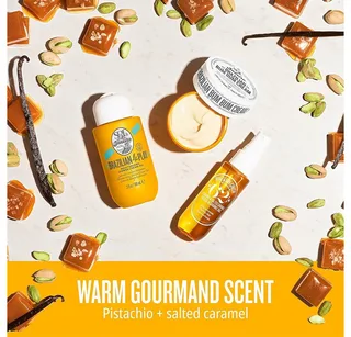 Pflege-Geschenkset Bum Bum Jet Set - Orange - Luxus-Geschenkset, 3-tlg., Pflegeset mit Cream, Shower Gel & Body Mist in Reisegrößen von Sol de Janeiro – Produktfoto 4 von 5