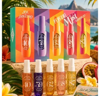Pflege-Geschenkset Sol de Janeiro Cheirosa Perfume Mist Discovery Set – 5 x 30 ml, 5-tlg., Limited Edition 5 Düfte Vegan Cruelty-Free Reisegrösse fra Sol de Janeiro – produktbillede 2 af 3