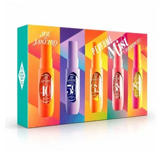 Pflege-Geschenkset Sol de Janeiro Cheirosa Perfume Mist Discovery Set – 5 x 30 ml, 5-tlg., Limited Edition 5 Düfte Vegan Cruelty-Free Reisegrösse fra Sol de Janeiro – produktbillede 1 af 3