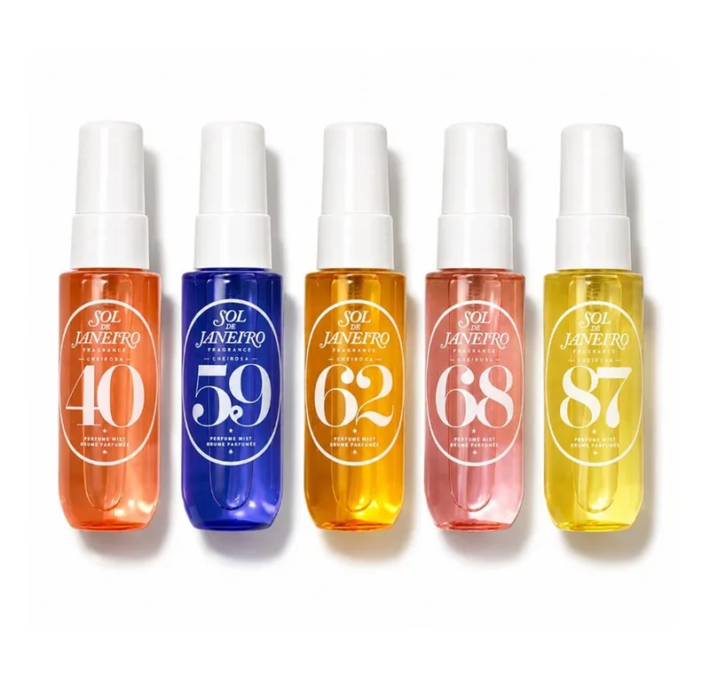 Pflege-Geschenkset Sol de Janeiro Cheirosa Perfume Mist Discovery Set – 5 x 30 ml, 5-tlg., Limited Edition 5 Düfte Vegan Cruelty-Free Reisegrösse fra Sol de Janeiro – produktbillede 3 af 3