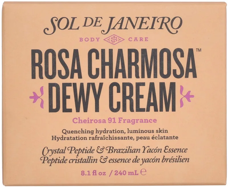 Rosa Charmosa Dewy Body Cream von Sol de Janeiro in 240 ml – Produktfoto