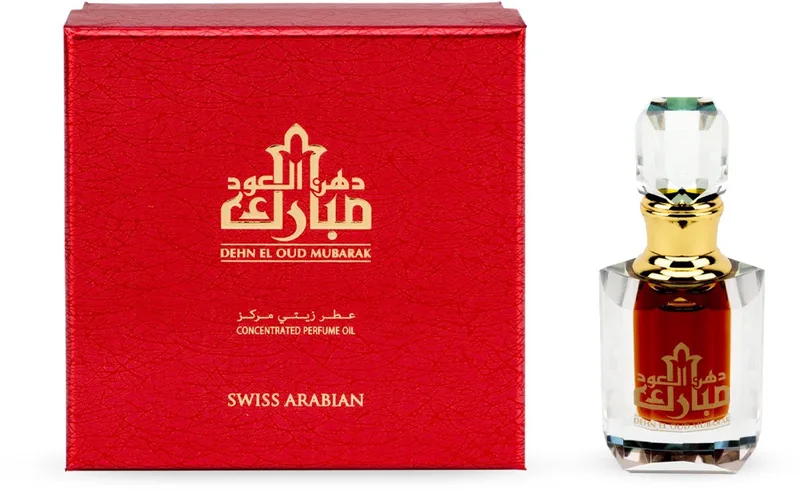 Dehn El Oud Mubarak by Swiss Arabian - Extrait De Parfum (Unisex) van Swiss Arabian in 6 ml – productfoto