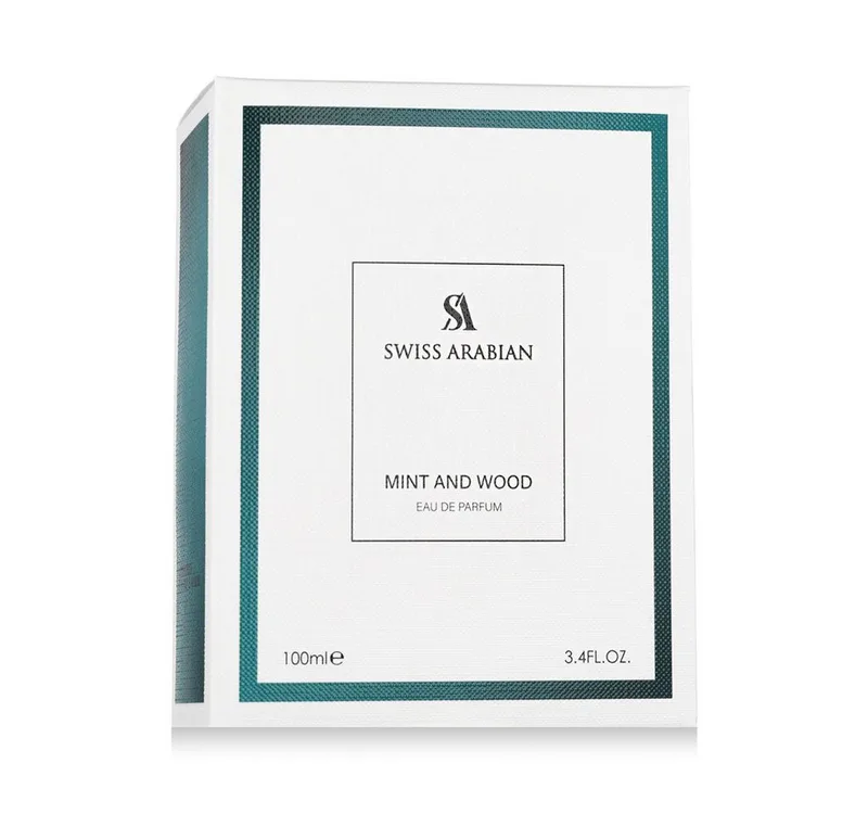 Mint and Wood Eau De Parfum (man) fra Swiss Arabian i 100 ml – produktbillede 2 af 2