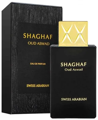 Shaghaf Oud Aswad eau de parfum spray fra Swiss Arabian i 75 ml – produktbillede 1 af 2