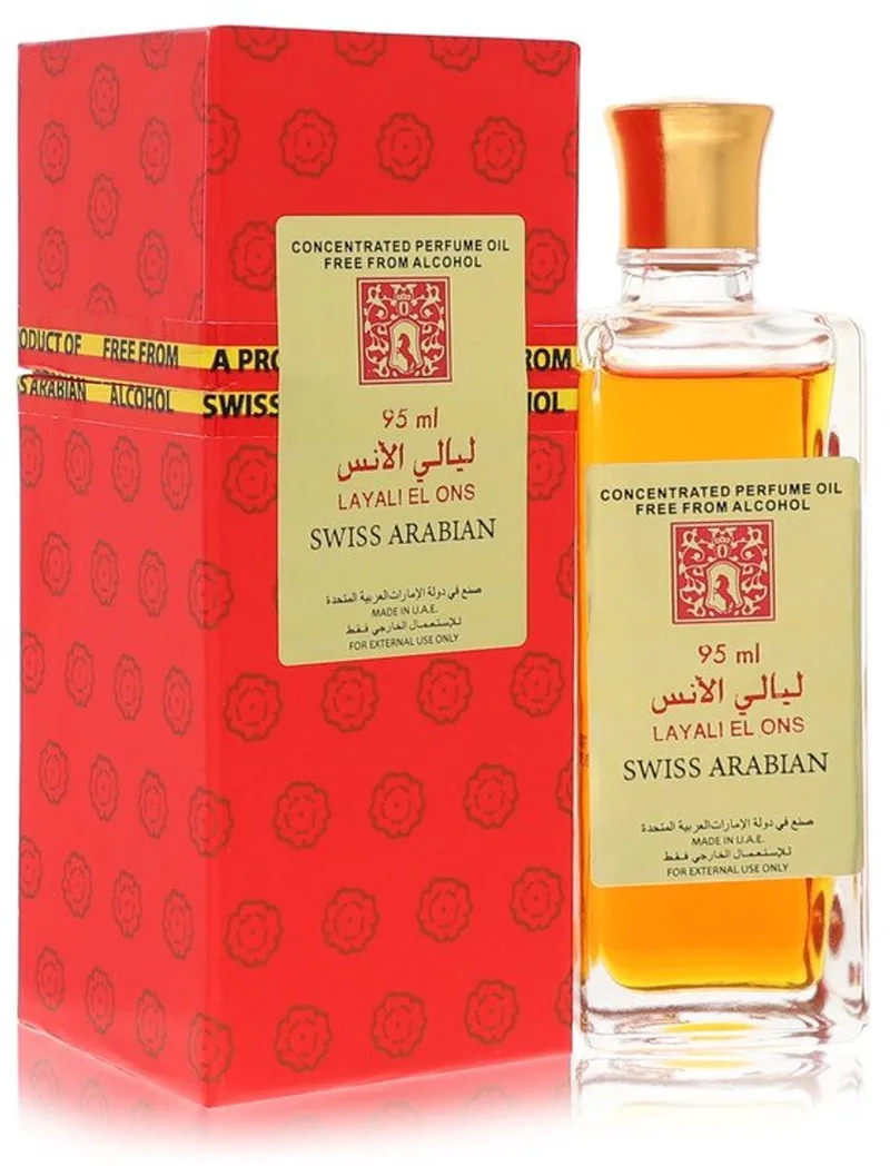Swiss Arabian Layali El Ons concentrated perfume oil free from alcohol de Swiss Arabian en 36 ml – photo du produit