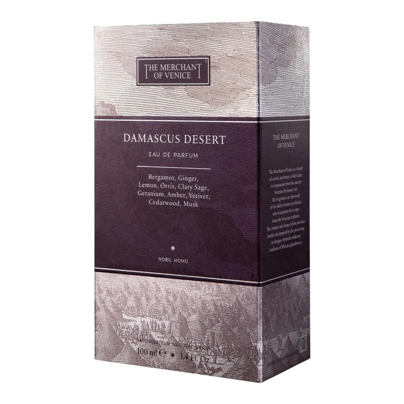Nobil Homo Damascus Desert Viola EdP Nat. Spray von The Merchant of Venice – Produktfoto 2 von 2