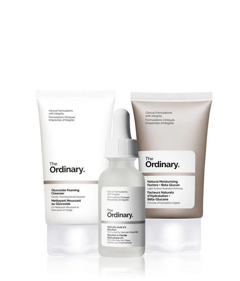 Gesichtspflege-Set THE ORDINARY Gesichtspflege-Set The Clear Set, 3-tlg. fra The Ordinary – produktbillede 1 af 2