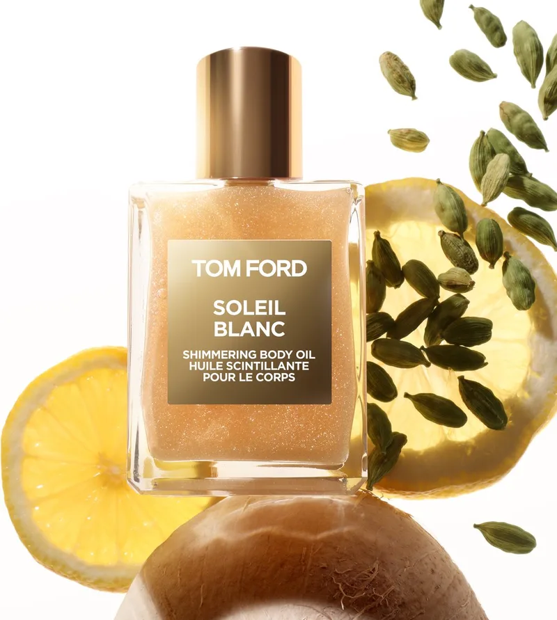 Shimmering Body Oil Soleil Blanc - Bloemige ambergeur voor alle huidtypes by Tom Ford in 45 ml – product photo