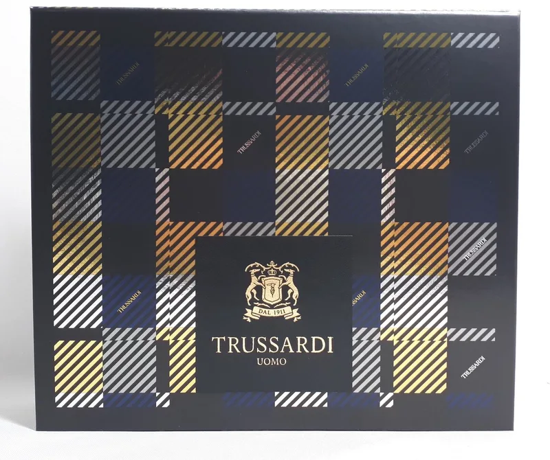 Uomo Tweed Weekend - Gift Set - 50ml EDT - 30ml Aftershave Balm - 30ml Shower Gel - Vaderdag Cadeau Tip! by Trussardi – product photo