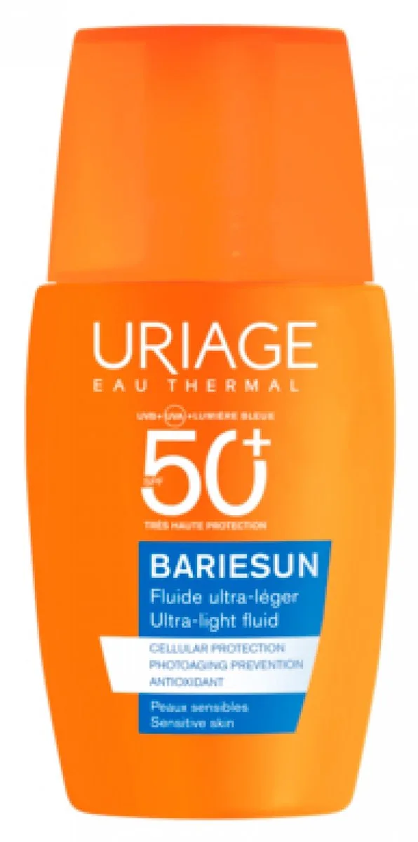 Bariesun Fluide Ultra Light Fluid SPF50 van Uriage – productfoto