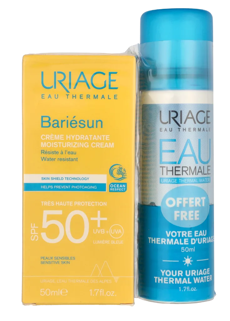 Eau Thermale Bariesun Duo Set SPF50+ fra Uriage i 100 ml – produktbillede