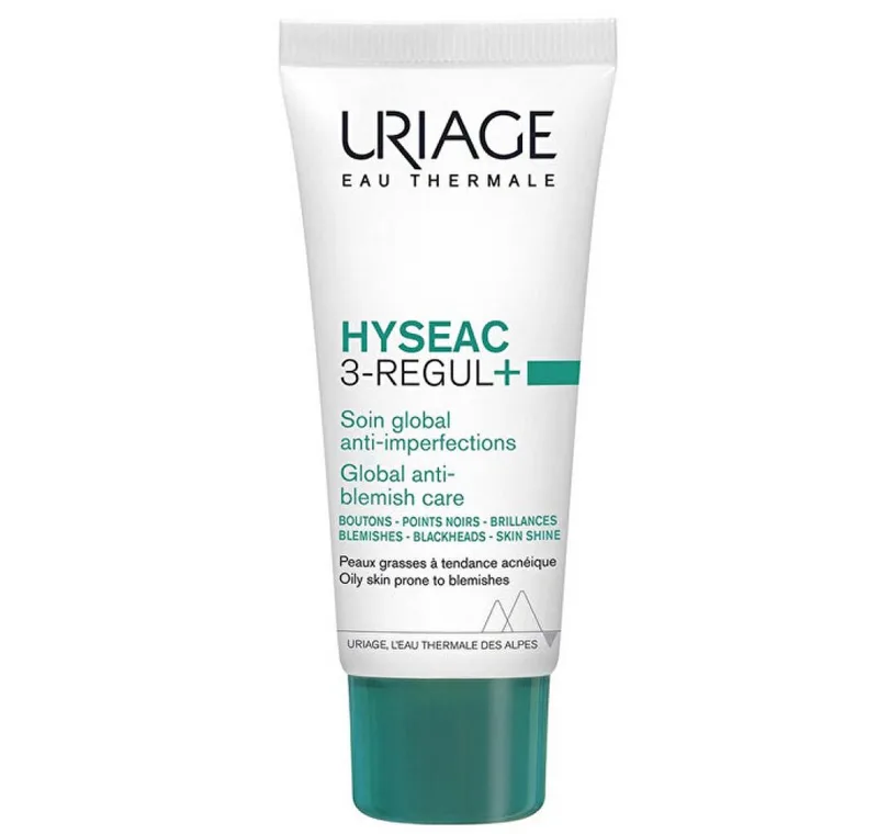 Gesichtspflege Hyseac 3 Regul+. Pickel, Mitesser. Salicylsäure/AHA van Uriage – productfoto 2 van 2