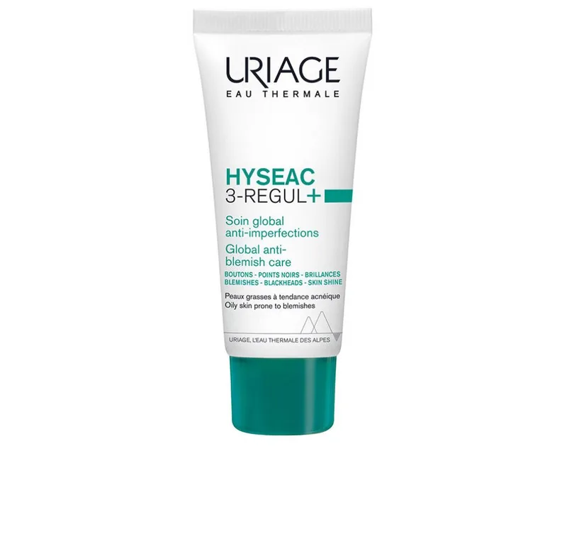 Gesichtspflege Hyseac 3 Regul+. Pickel, Mitesser. Salicylsäure/AHA van Uriage – productfoto 1 van 2