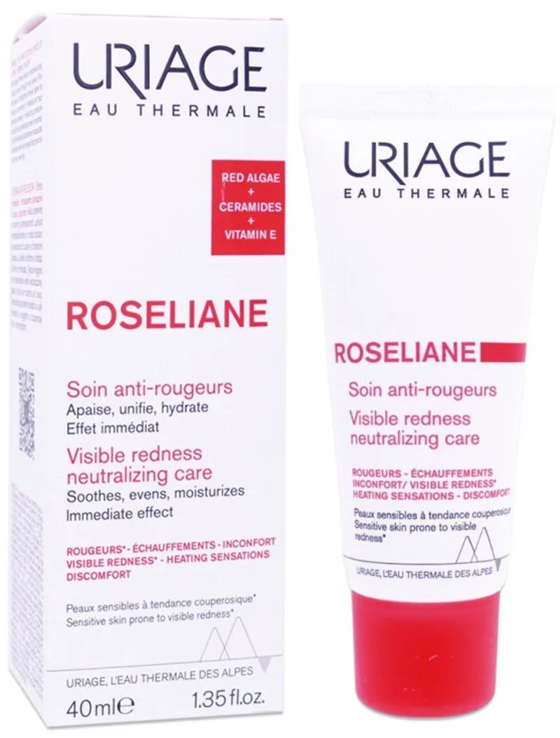 Roséliane Crème Tegen Roodheid von Uriage in 40 ml – Produktfoto