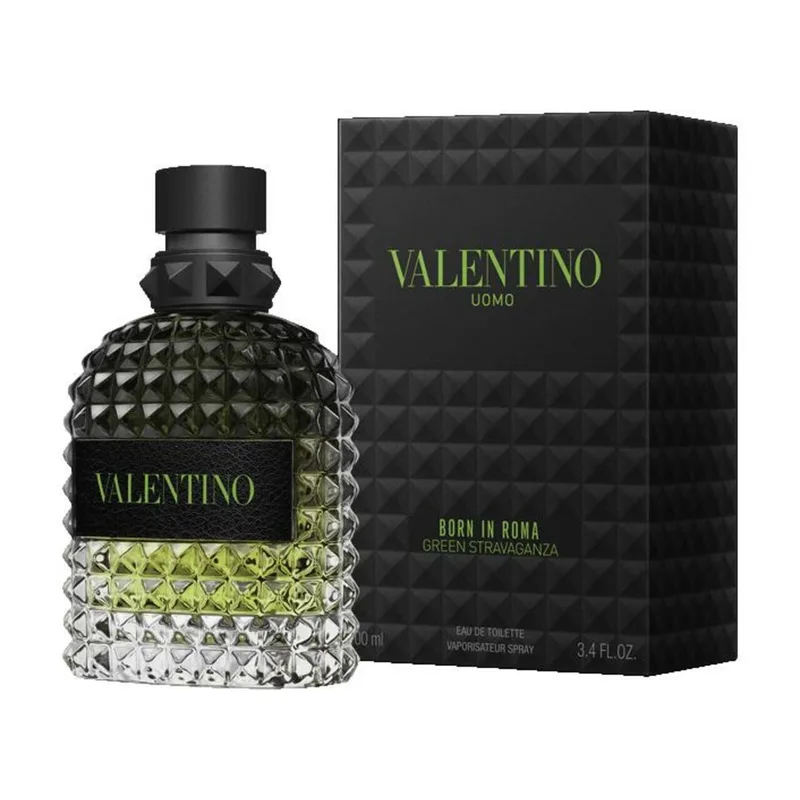 Born In Roma Uomo Green Stravaganza EDT fra Valentino i 100 ml – produktbillede
