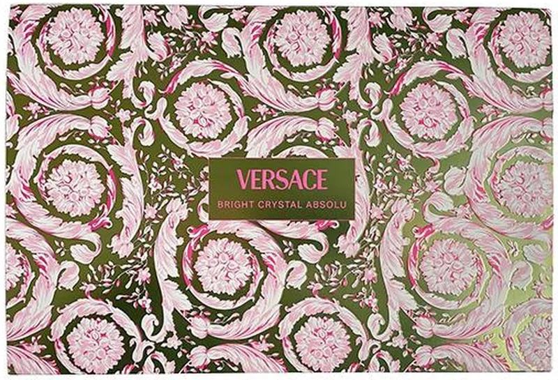 Bright Crystal Absolu Gift Set EDP 90ML + SG 100ML+ BL 100ML + small Beauty Case van Versace – productfoto