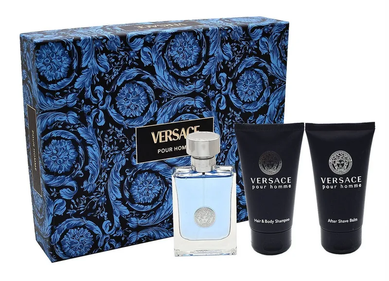 Duft-Set VERSACE POUR HOMME EDT 50ML + ASB 50ML + SG 50ML de Versace en 50 ml – photo du produit
