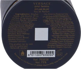 Dylan Blue - Eau de Parfum - Damesparfum by Versace in 30 ml – product photo 4 of 4