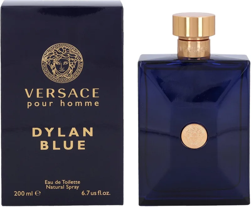 Dylan Blue Eau de Toilette - Herenparfum von Versace in 200 ml – Produktfoto