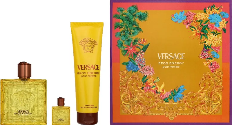 Eros Pour Homme Giftset edp 5ml + 100ml + Showergel 100ml von Versace – Produktfoto