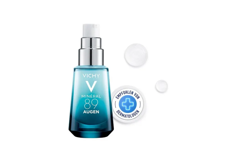 Anti-Aging-Augencreme Minéral 89 Augenpflege Hyaluron-Boost – Mit Hyaluronsäure & Koffein, polstert die Augenpartie auf und mildert Augenringe de Vichy en 15 ml – photo du produit 1 sur 5