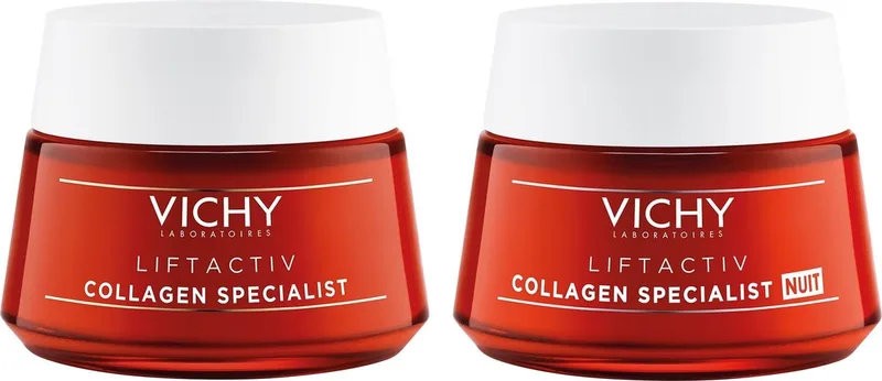 Bundel Vichy Liftactiv Collagen Specialist Dag & Nachtcrème - 2 x 50ml från Vichy – produktbild