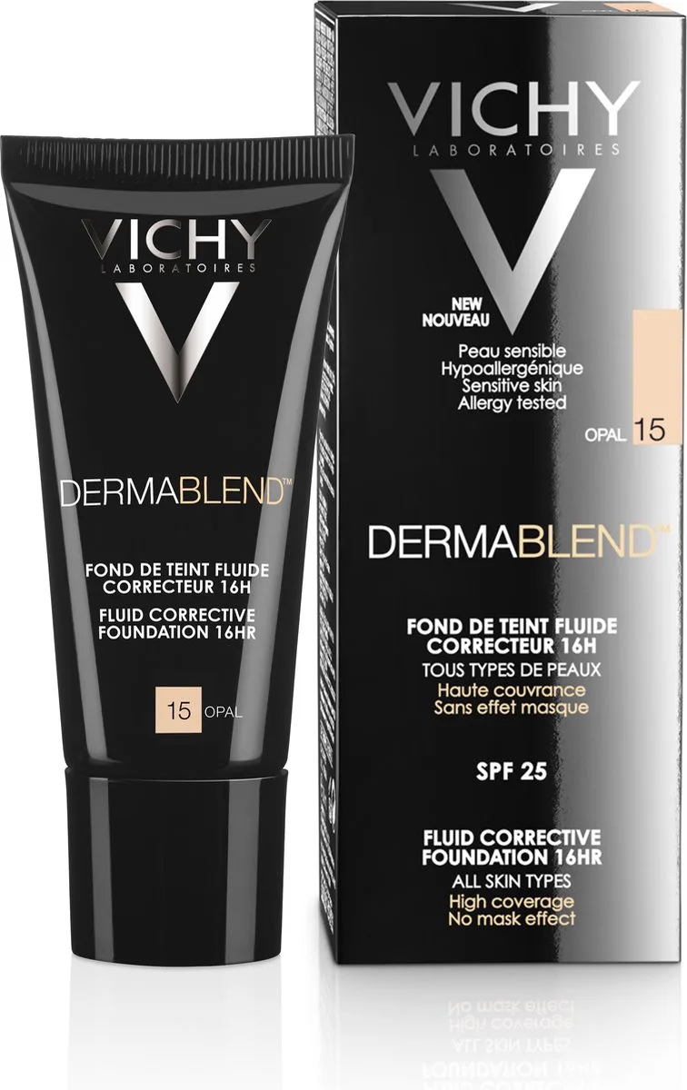 Dermablend Corrigerende Foundation nr15 30ml voor een vette en onzuivere huid von Vichy in 15 – opal 30 ml – Produktfoto