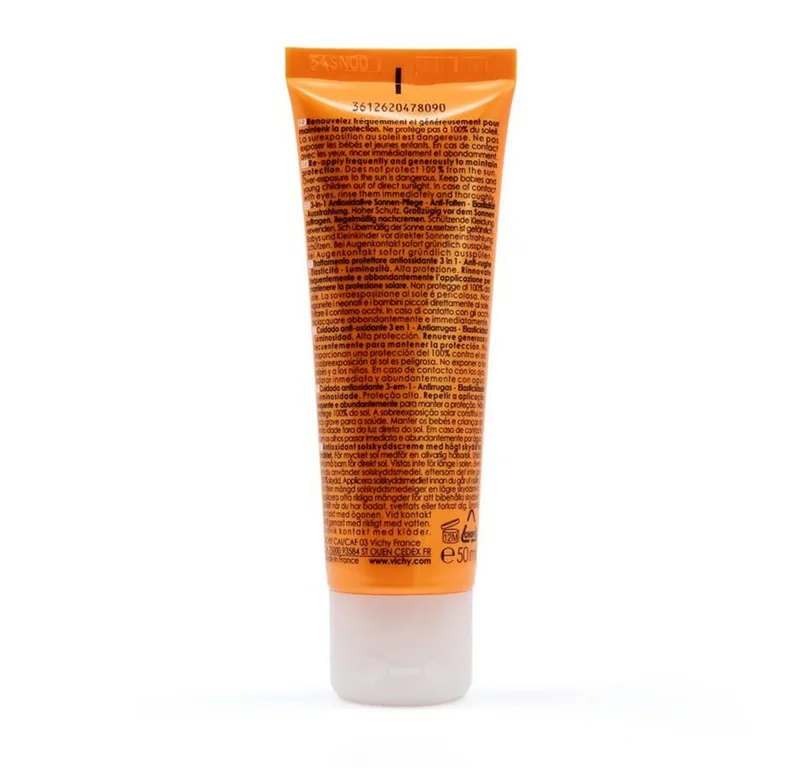 Feuchtigkeitscreme IDEAL Soleil Anti-Age Creme LSF 50 PZN 13828953 van Vichy in 50 ml – productfoto 3 van 5
