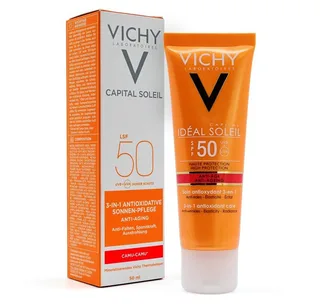 Feuchtigkeitscreme IDEAL Soleil Anti-Age Creme LSF 50 PZN 13828953 van Vichy in 50 ml – productfoto 1 van 5