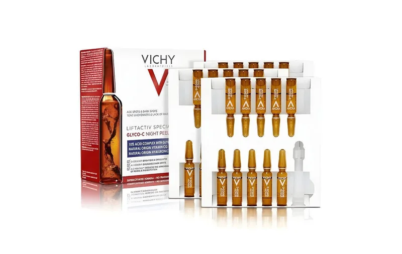 Gesichtspeeling LIFTACTIV Specialist Glyco-C Peeling Ampullen 30x2,0 ml, Intensivkur für strahlende, glattere Haut und verfeinertes Hautbild van Vichy – productfoto 5 van 5