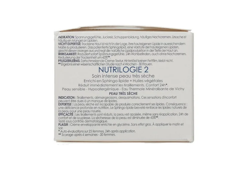 Hautcreme NUTRILOGIE 2 Creme fra Vichy i 50 ml – produktbillede 3 af 3