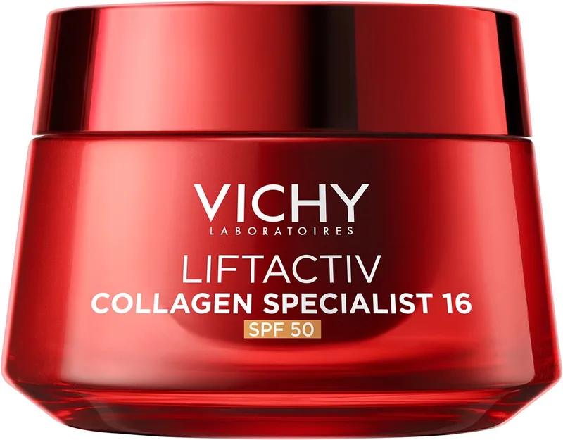 Liftactiv Collagen Specialist 16 Dagcrème SPF50 - UV-verzorging en anti-aging - Co-Bonding Technologie - Pro-Collageen Peptiden en Vitamine Cg fra Vichy i 50 ml – produktbillede