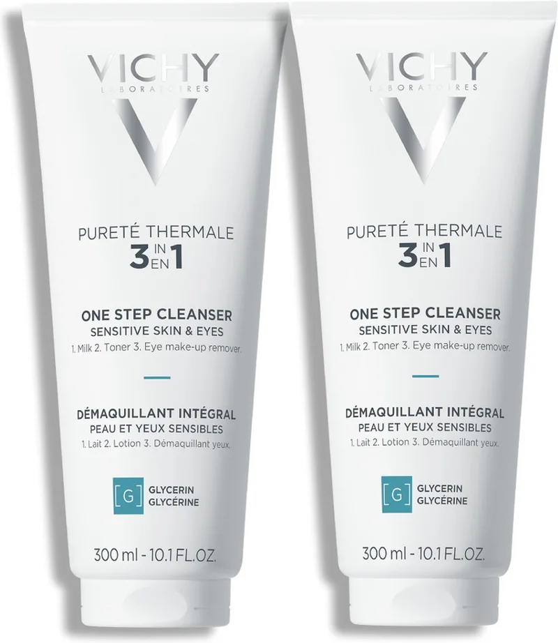 Pureté Thermale Micellaire Reinigingslotion 3-in-1 - voor elk huidtype waaronder een gevoelige huid- 2x300ml by Vichy – product photo
