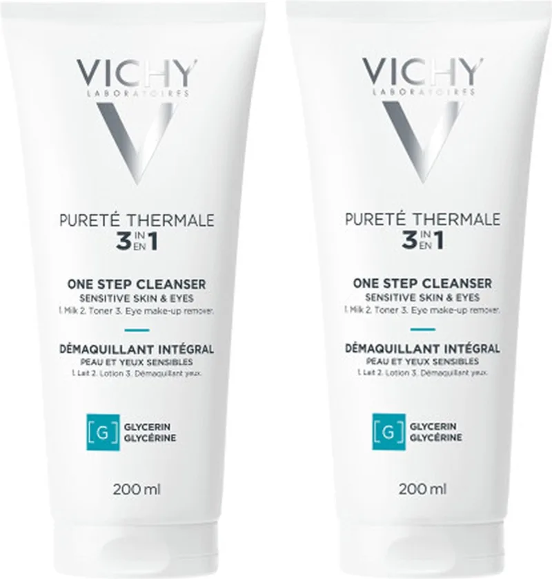 Pureté Thermale Micellaire Reinigingslotion 3-in-1 - voor elk huidtype waaronder een gevoelige huid- 2 x 200ml de Vichy – photo du produit